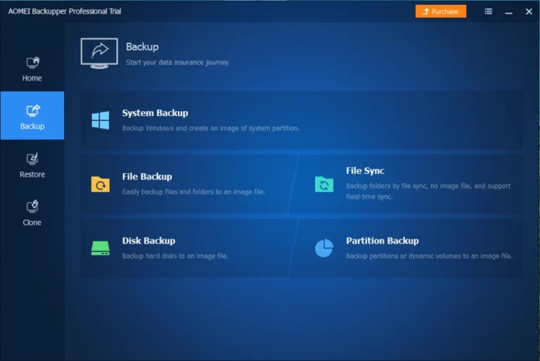 aomei backupper pro screenshot 2