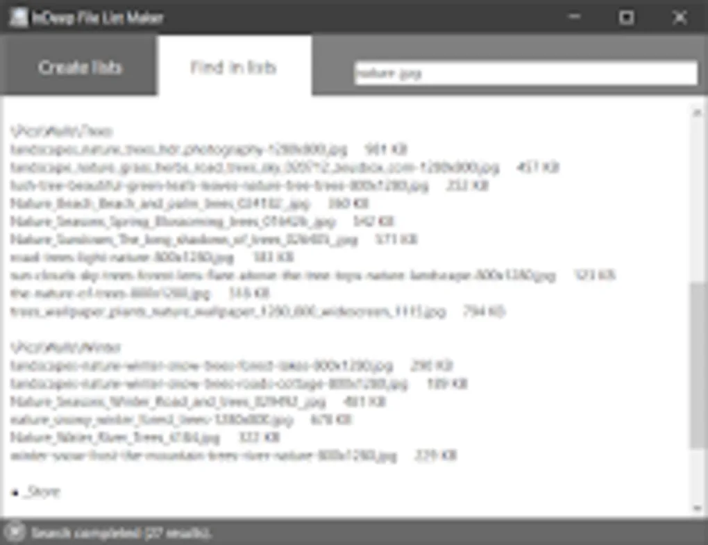 indeep-file-list-maker-screenshot
