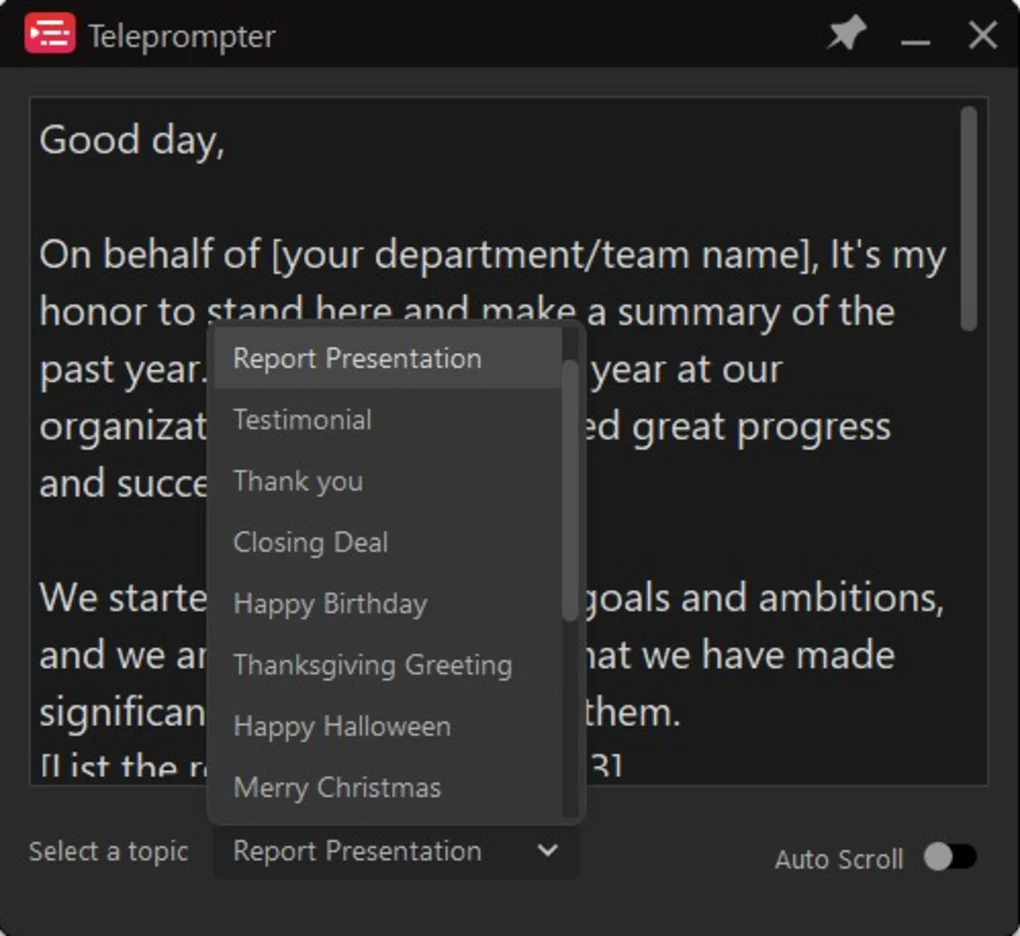itop-screen-recorder-7.Teleprompter template