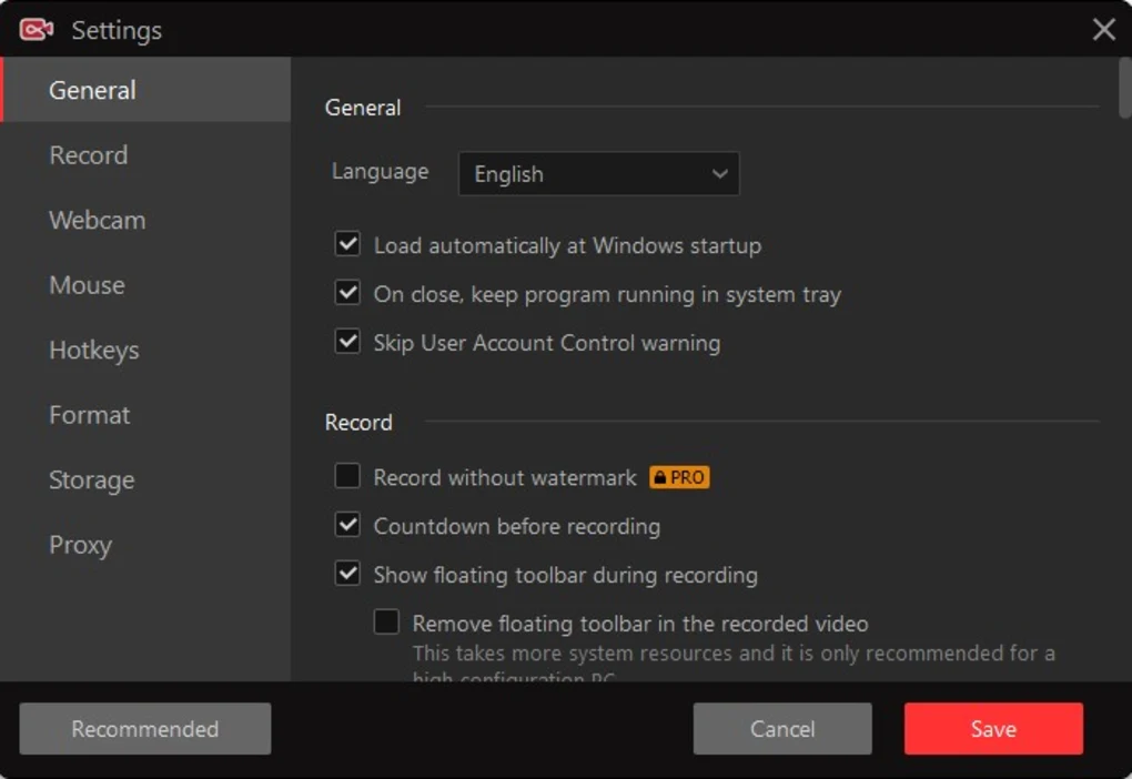 itop-screen-recorder-9.Settings