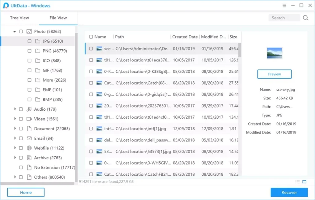 ultdata-windows-data-recovery-preview-file