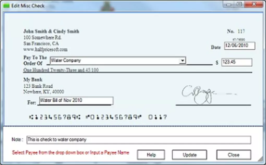 Read more about the article ezCheckPersonal Check Printing Software