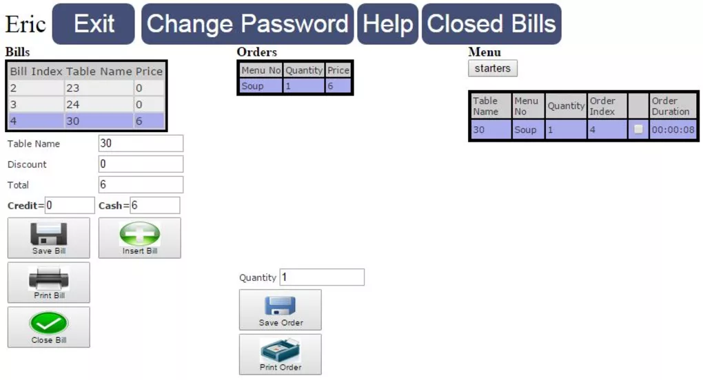 Read more about the article Lisays Restaurant Billing System with PHP