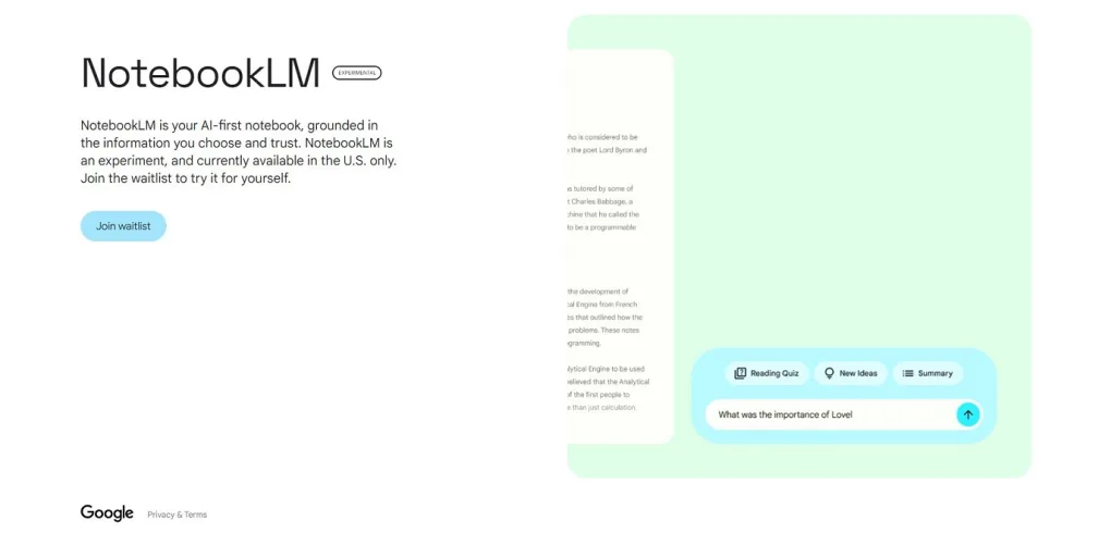 Read more about the article NotebookLM