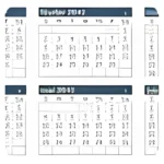 Plantilla de calendario anual en Excel