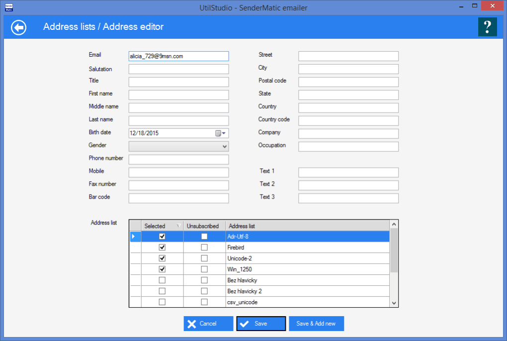 Read more about the article SenderMatic emailer