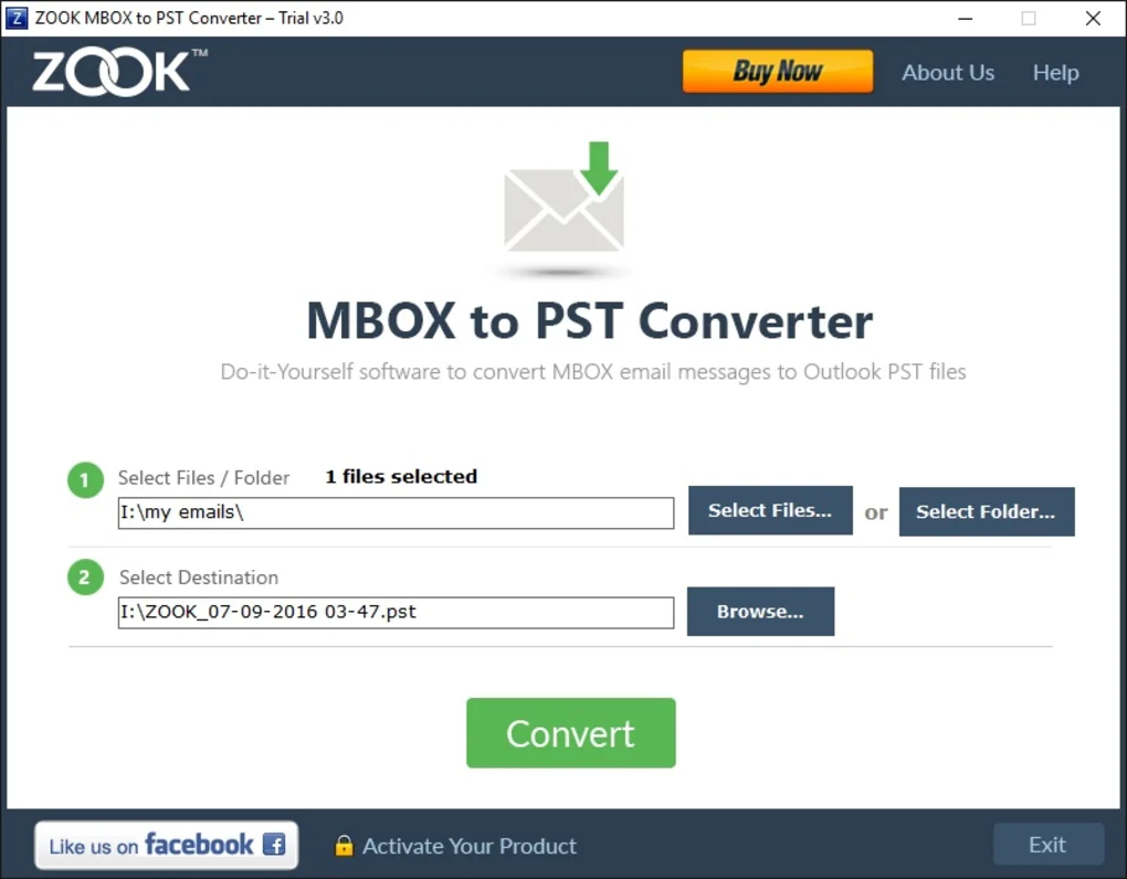 Read more about the article Zook MBOX to PST Converter