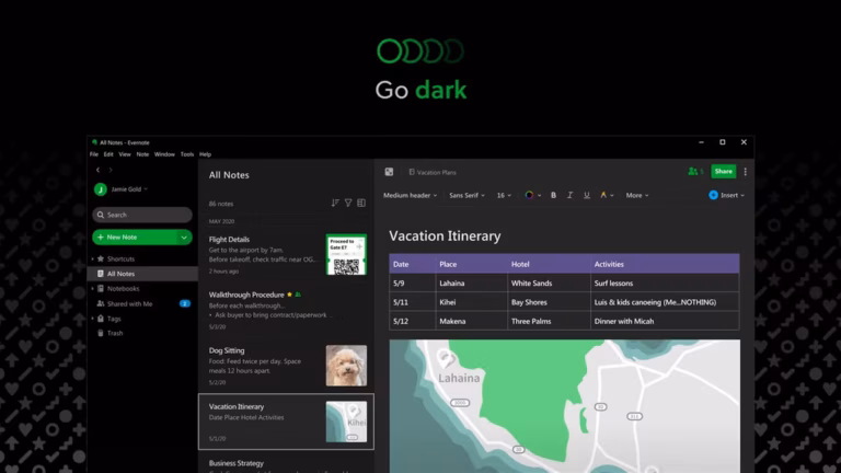 evernote screenshot 3