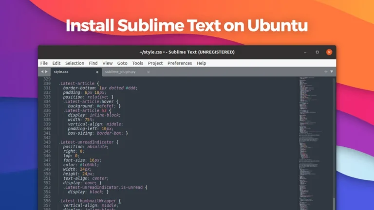 install sublime text on ubuntu
