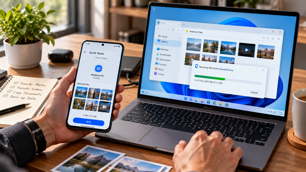 Android to Windows File Transfer 1