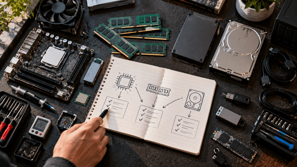 Diagnosing CPU RAM and disk usage on a slow Windows PC