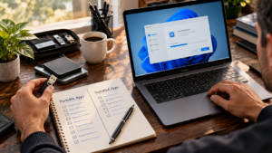Portable vs installed software comparison on Windows 11